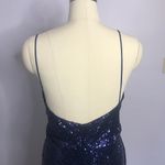 Christina Wu Navy Sequin Dress- Style 22703 Photo 5