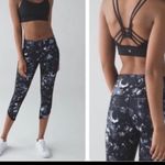 Lululemon Sunshine Salutation Crop Legging Black White Dusk Dye size 6 Photo 1