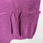 Sarah Spencer Women's Pink Heavyweight Short Sleeve Cardigan Photo 2