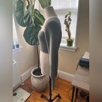 ZARA grey ribbed arm warmers knit tank top and bolero set size M Photo 1