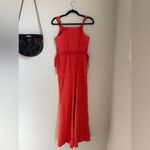 Vintage 1970s Tres Petite Orange Jumpsuit, Size 7 Photo 2