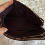 Coach Brown Double Zipper Wristlet with Card Slot Photo 8