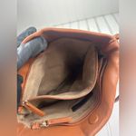 Elizabeth and James  Elegant Brown Leather Shoulder Bag Photo 8