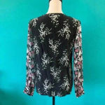 Equipment  femme silk Liam elevated bloom long sleeve floral blouse in size xs Photo 3
