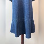 Anthropologie Saturday Sunday Odette Ruffle Sleeve Mini Dress Indigo Size XS Photo 4