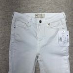 Free People  Womens White Ripped Distressed High Rise Skinny‎ Jeans Size 25 NWT Photo 1