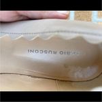 Fabio rusconi Scalloped Leather Pumps 40.5/10.5 Tan Photo 3