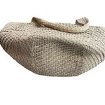 De Vecchi By Hamilton Hodge Woven Top Zip Beach Bag Natural Beige Italian Made Tan Photo 9