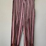Anthropologie RARE Rishta Silk Beaded Wide Leg Pants in Women's Size 8 Photo 2