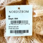 Frenchi Nordstrom Sweater M Peach Pink Blush Pointelle New Size M Photo 5