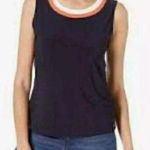 Tommy Hilfiger Women’s Suit separates Round Neck Tank top in Navy size Medium Photo 0