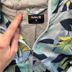 Hurley  Jersey Lined Hooded Windbreaker Jacket Size M Photo 3