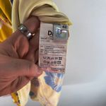 Dolce & Gabbana  Dress IT 42 / US 6 Yellow Floral Cold Shoulder Vintage Y2K Photo 4