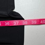 Lane Bryant Lane‎ Bryant Black Wrap Dress Gold Zipper Detail 14/16 Long Sleeve Cocktail Photo 7