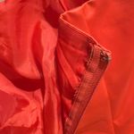 Vintage Cindy USA Orange Strapless Ruched Pleated Bubble Hem Mini Dress Size S Photo 6