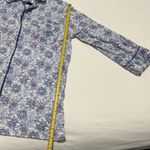 Ralph Lauren Lauren S Small PJ Pajama Set Long Sleeve Top / Pants Blue Pattern Photo 7