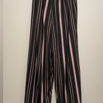 Xhilaration Black & Brown Vertical Striped Belted Paperbag Waist Pants - XS Photo 9