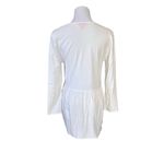 Lilly Pulitzer Lilly‎ Pulitzer 30393 Lyndsea Tunic Blouse Resort White sz XS Stretch Flowy Photo 3