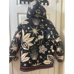 Farm Rio Cerrado Sky Reversible Puffer Jacket Black & White Rainbow Size S Photo 11