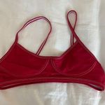 Boutinela Basically Swim Boutine LA Top Red Women’s Size Small Photo 0