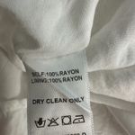 J. Marie Embroidered Flutter Sleeve Floral Flower Boho Bohemian Blouse Large White Photo 2