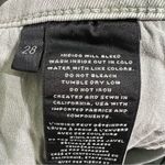 J Brand Selena Crop Jeans | Size 28 | Faded Gibson Green Embroidered Lace Hem Photo 5