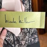 Nicole Miller NWT  Silk Blend Open Back Drop Waist Mini Dress Size 2 Photo 11