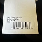 Likely Marullo feather trim black mini dress size 0 new with tags Photo 7