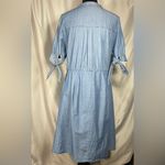Michael Kors  Women's Chambray Wrap Around Denim Button Front Shirt Dress Sz XL Photo 1