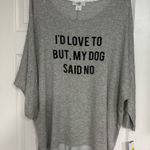 Moa Moa  I’d Love To But My Dog Said No‎ Top Size 3X Photo 0