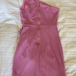 Hello Molly Pink One Shoulder Dress Photo 2
