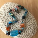 Glass Beaded Bracelet Handmade Vintage One of kind Photo 1