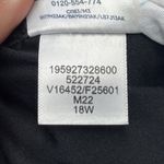 Lands' End  Swim Top Tankini Womens Black Paisley Underwire Built in Bra Size 18W Photo 9