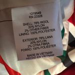 Pendleton XL Women’s Wool Cherry Red Pea Coat Vintage Photo 8