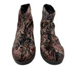 Toni Pons‎ Finley Bootie Velvet Velour Paisley Print Multicolor Size 38 US 7.5 Black Photo 3