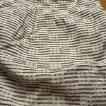 Madewell  linen creme brown pull on shorts xl Photo 1