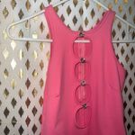 Edikted pink diamond hearts Barbie bodysuit ￼size M Size M Photo 5