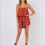 Princess Polly ✨ Brown orange floral Romper✨ Photo 7