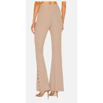 LPA  Pants Womens Medium Tan Beige Belva Bell Bottom Flare Leg Button‎ Photo 3
