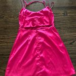 PaperMoon Women's Pink Satin Dress Photo 1