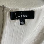 Lulus Lulu’s cropped sleeveless top, white, size large Photo 1