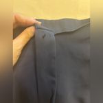 ZARA  Basic Women's XS Wrap Skirt Slit Midi Flowy Ruffles Navy Blue Bow Photo 8