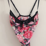 American Vintage Vintage E. Bole Floral Mesh Lace Teddy/Bodysuit Photo 0