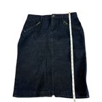 Ralph Lauren Lauren Jeans Co Premium Denim Midi Skirt Women’s 4 Dark Wash Preppy Classic Y2K Photo 8