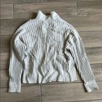 Pistola  Gray Ribbed Cardigan Sweater Photo 3