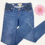 Madewell  Maternity Side-Panel Skinny Jeans Wendover Wash: Adjustable Tenel Denim Photo 5