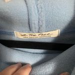 We The Free  Elk Mountain Blue Cowl Neck Fleece Pullover Sweater Large Granola Photo 2