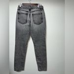 Good American Women’s Grey Slim Strait Jean High Rise Slit 8/29 Photo 4