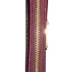 Kate Spade Deep Plum Wilson Road Neda Zip Around Wallet Photo 2