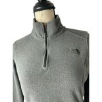 The North Face  Jacket Womens S/P Gray Fleece Pullover Half‎ Zip Outdoors Hiking Photo 2
